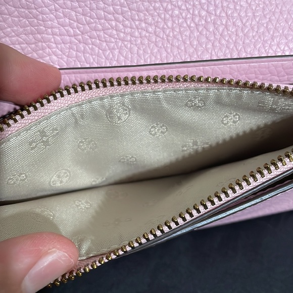 Tory Burch Britten Adjustable Shoulder Bag Set-Wallet—Surprise Lily/652 - Picture 14 of 16